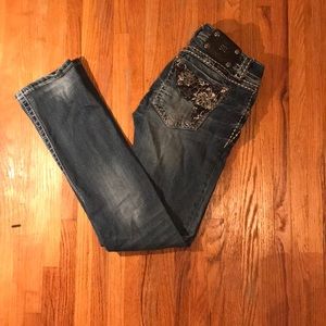 Miss Me Brand Size 27 Straight Leg Jeans